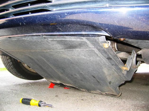 Car Sheild half off
